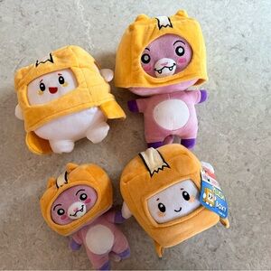 Lankybox Plush Toy Set